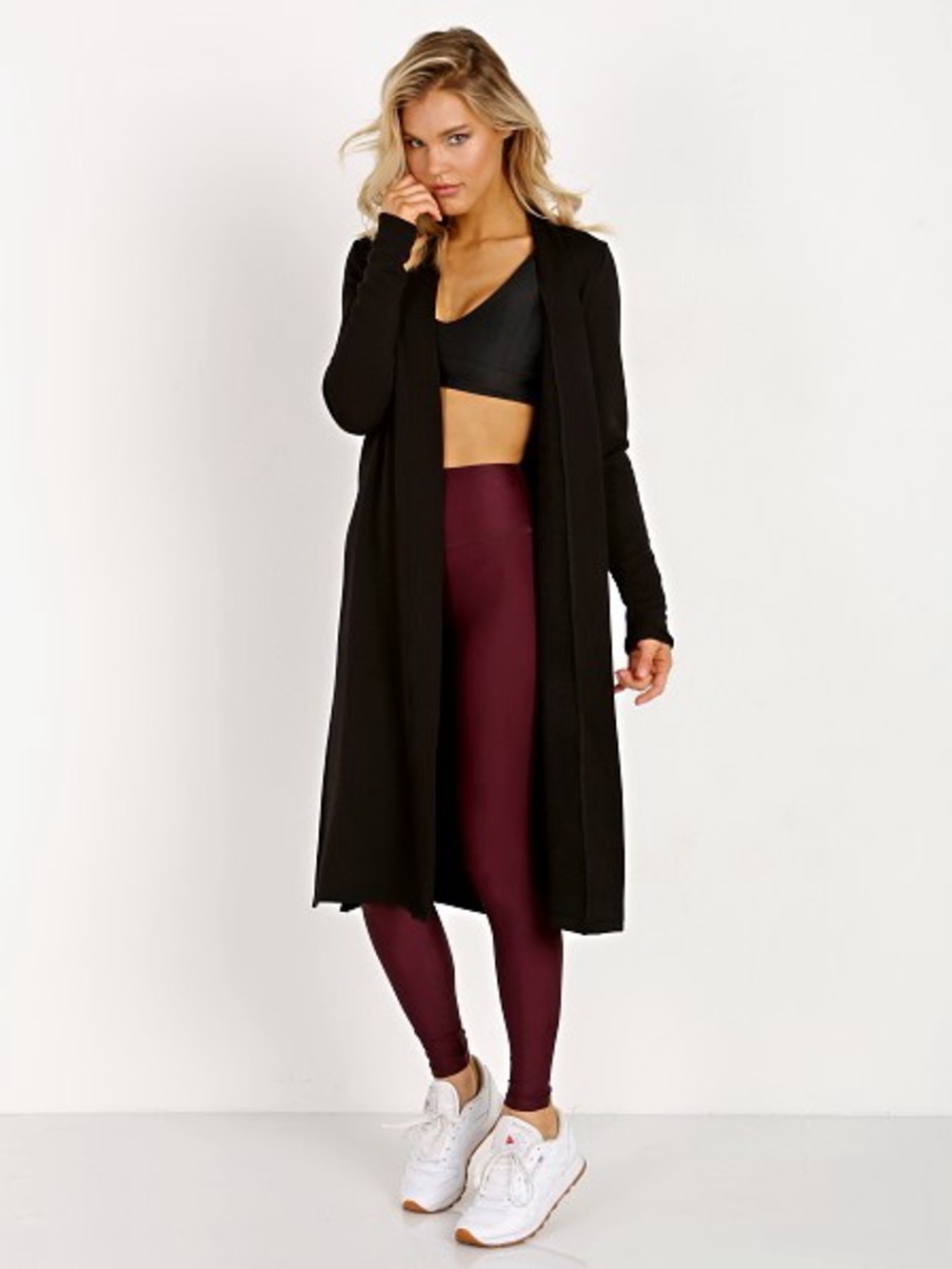 Beyond Yoga Fleece Slit Duster Cardigan